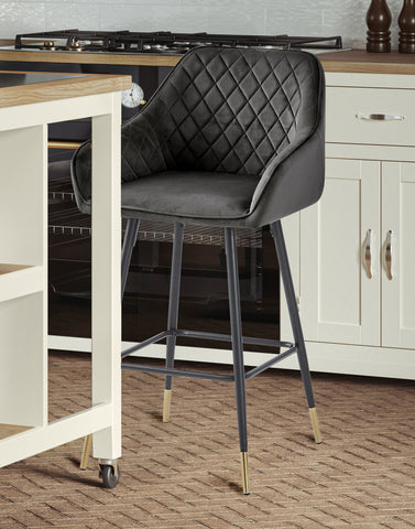 Bar Stool - Gun Metal Grey (pack of 2)