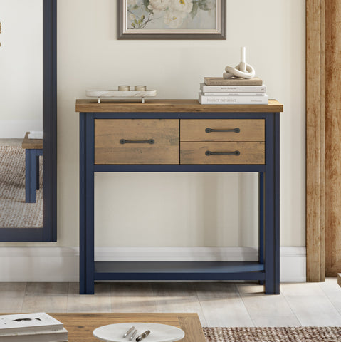 Splash of Blue Small Console Table