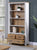 Splash of White Large Open Bookcase with Drawers