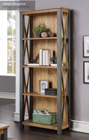 Urban Elegance Reclaimed Tall bookcase