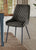 Signature Blue Dining Chair - Gun Metal Grey  (Pack of Two)