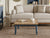 Signature Blue Square Open Coffee Table