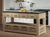 Four Drawer Oak Kitchen Island with Black Granite Top