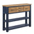 Splash of Blue Low Bookcase / Console Table