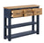 Splash of Blue Low Bookcase / Console Table