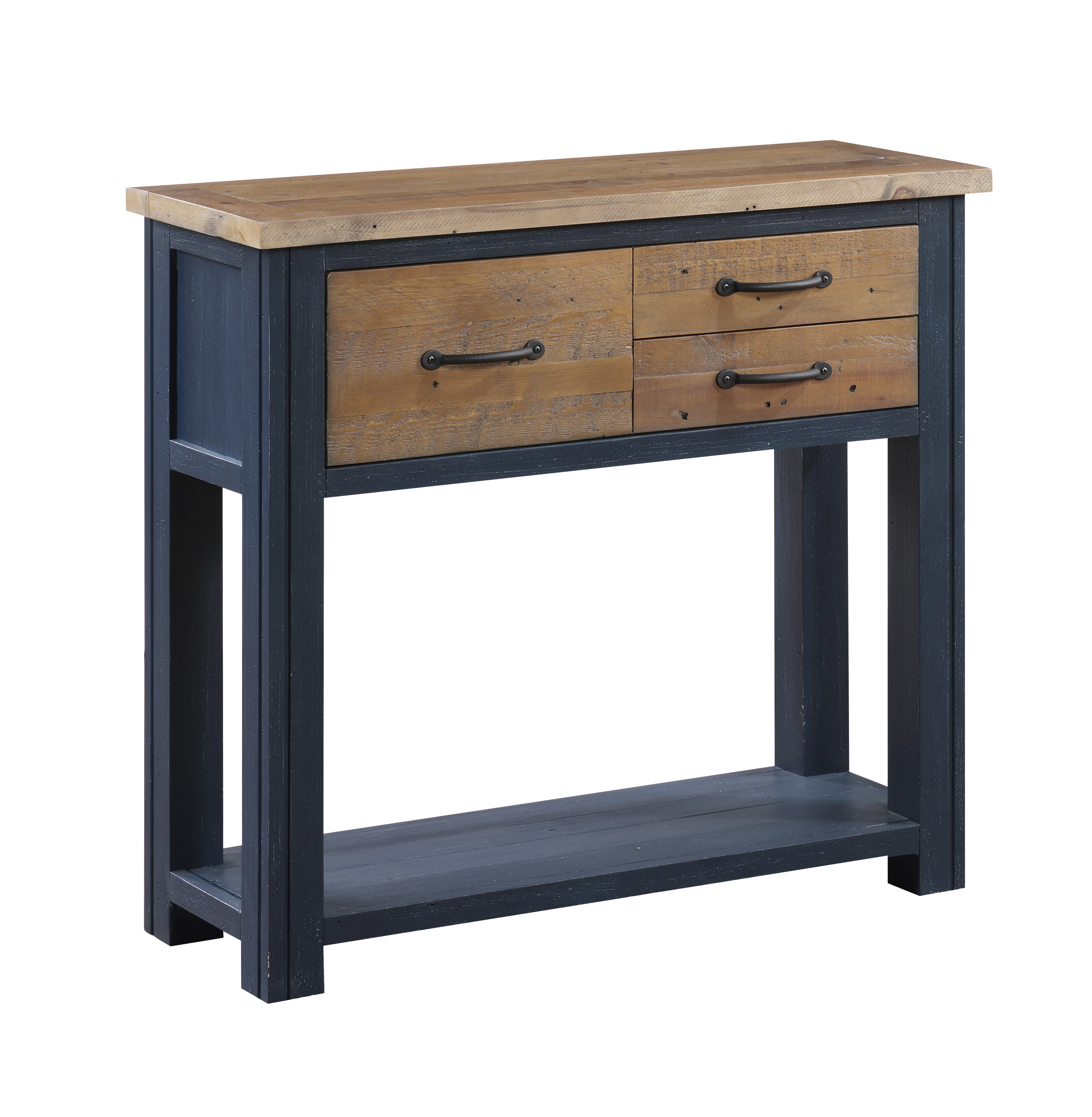 Splash of Blue Small Console Table – Signature Hardwood