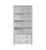 Greystone Large Open Bookcase with Drawers