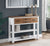 Splash of White Low Bookcase / Console Table