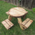 Circular 4 Seater Picnic Table
