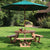 Circular 6 Seater Picnic Table