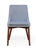 Shiro Walnut Grey Chair (Pack of two)
