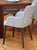 Shiro Walnut Light Grey Chair (Pack of two)