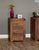 Shiro Walnut Two Drawer Filing Cabinet