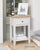 Signature Grey One-Drawer Lamp Table