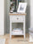 Signature Grey One-Drawer Lamp Table