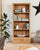 Mobel Oak Large Three Drawer Bookcase