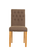 Mobel Oak Flare Back Upholstered Dining Chair - Slate (Pack of Two)