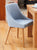 Mobel Oak Grey Chair (Pack Of Two)