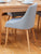 Mobel Oak Grey Chair (Pack Of Two)