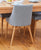 Mobel Oak Grey Chair (Pack Of Two)