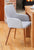 Mobel Oak Light Grey Chair (Pack Of Two)