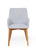 Mobel Oak Light Grey Chair (Pack Of Two)