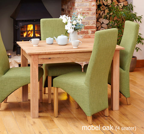 Oak 4 seater hot sale dining table