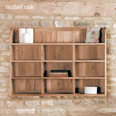 Mobel Oak Reversible Wall Rack