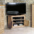 Mobel Oak Corner Television Cabinet