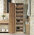 Mobel Oak Tall Shoe Cupboard