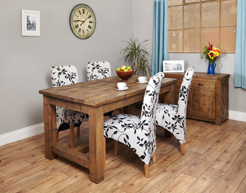 Heyford Rough Sawn Oak Dining Table (4 Seater)