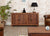 Mayan Walnut Large Low Sideboard