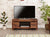 Mayan Walnut Low Widescreen Television Cabinet
