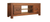 Mayan Walnut Low Widescreen Television Cabinet