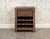 Mayan Walnut Wine Rack Lamp Table