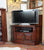 La Roque Mahogany Corner Television Cabinet