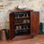 La Roque Mahogany Shoe Cupboard