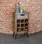 Coastal Chic Wine Rack Lamp Table