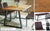 Urban Elegance Reclaimed Small Dining Table (Horizontal Leg)