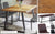 Urban Elegance Reclaimed Small Dining Table (Horizontal Leg)