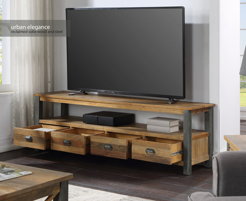 Urban Elegance Reclaimed Extra Large Widescreen TV Cabinet