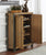 Urban Elegance Reclaimed Small Shoe Storage Cupboard